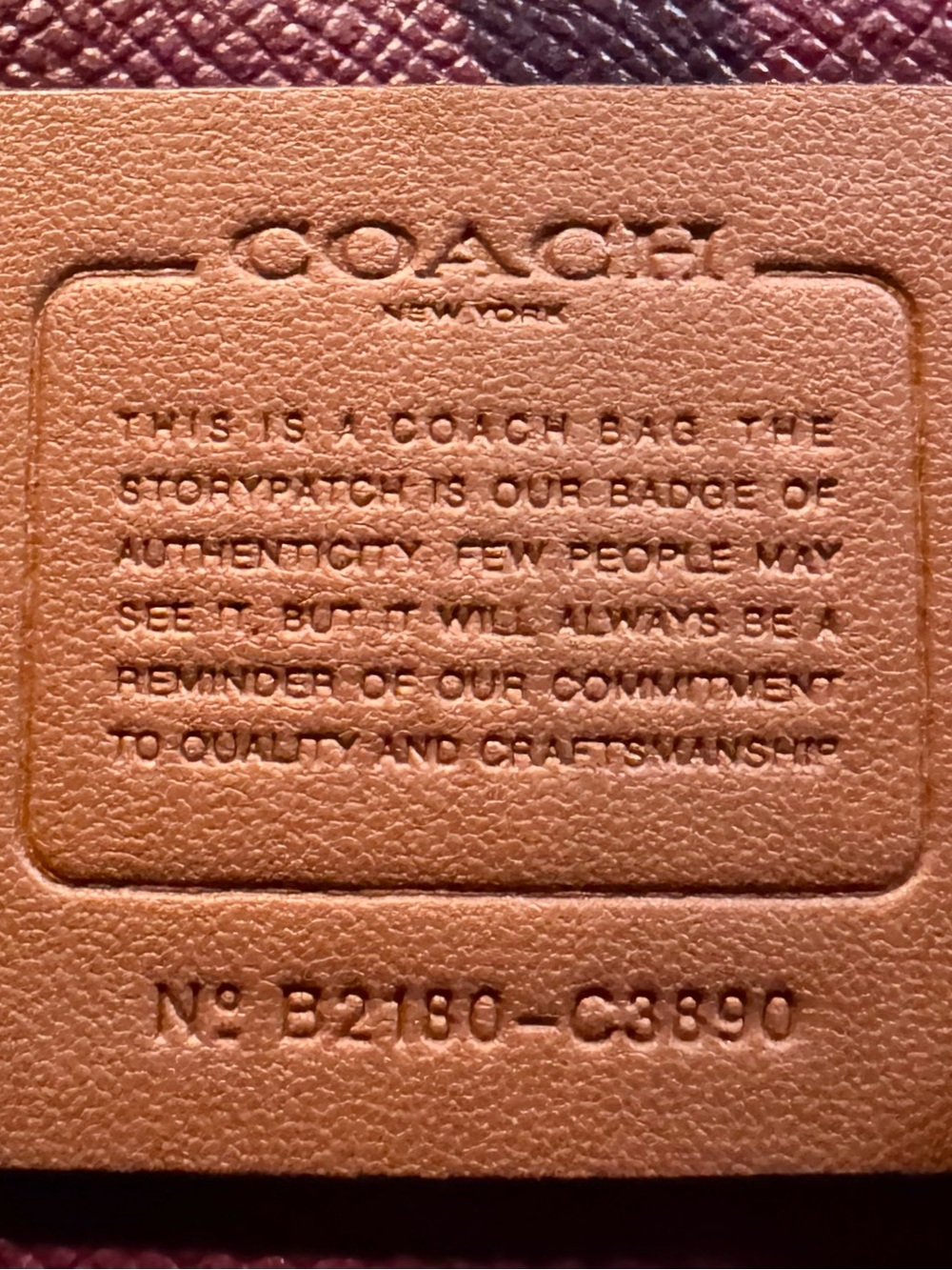 Coach Willow Bucket Signature Canvas Two Way Shoulder Bag Tan Rust Brown EUC - Picture 16 of 16